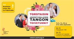 Tangon toivetunti elokuun torstaisin